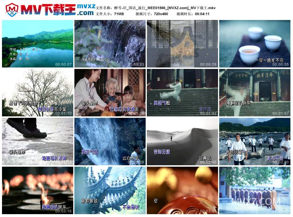 醉雪-岸_国语_流行_MEE01566